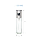 Set 4 pulverizatoare ulei și oțet, sticlă, capac inox